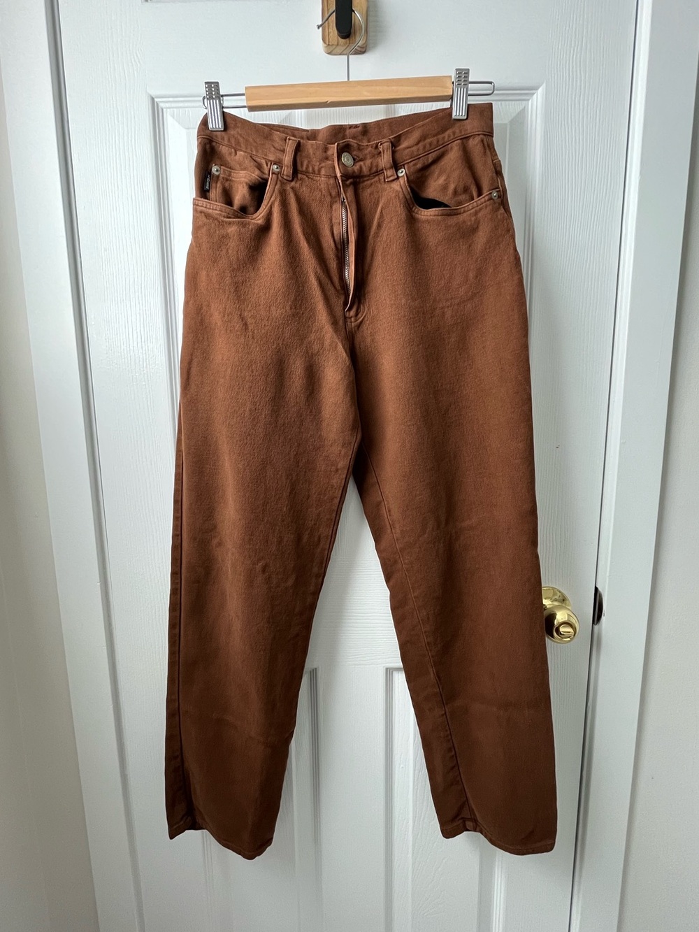 Vintage Ralph Lauren High Rise Straight Brown Pants